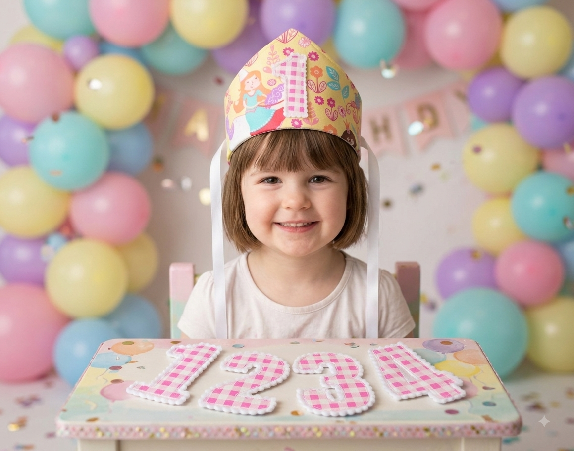 Reusable fabric crown with changeable numbers - Image 3