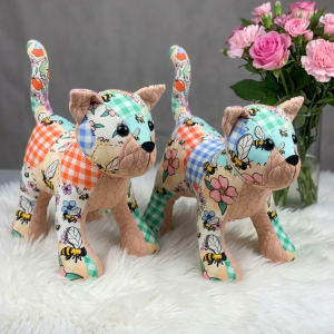 Standing Cat Pre-made Memory Bear
